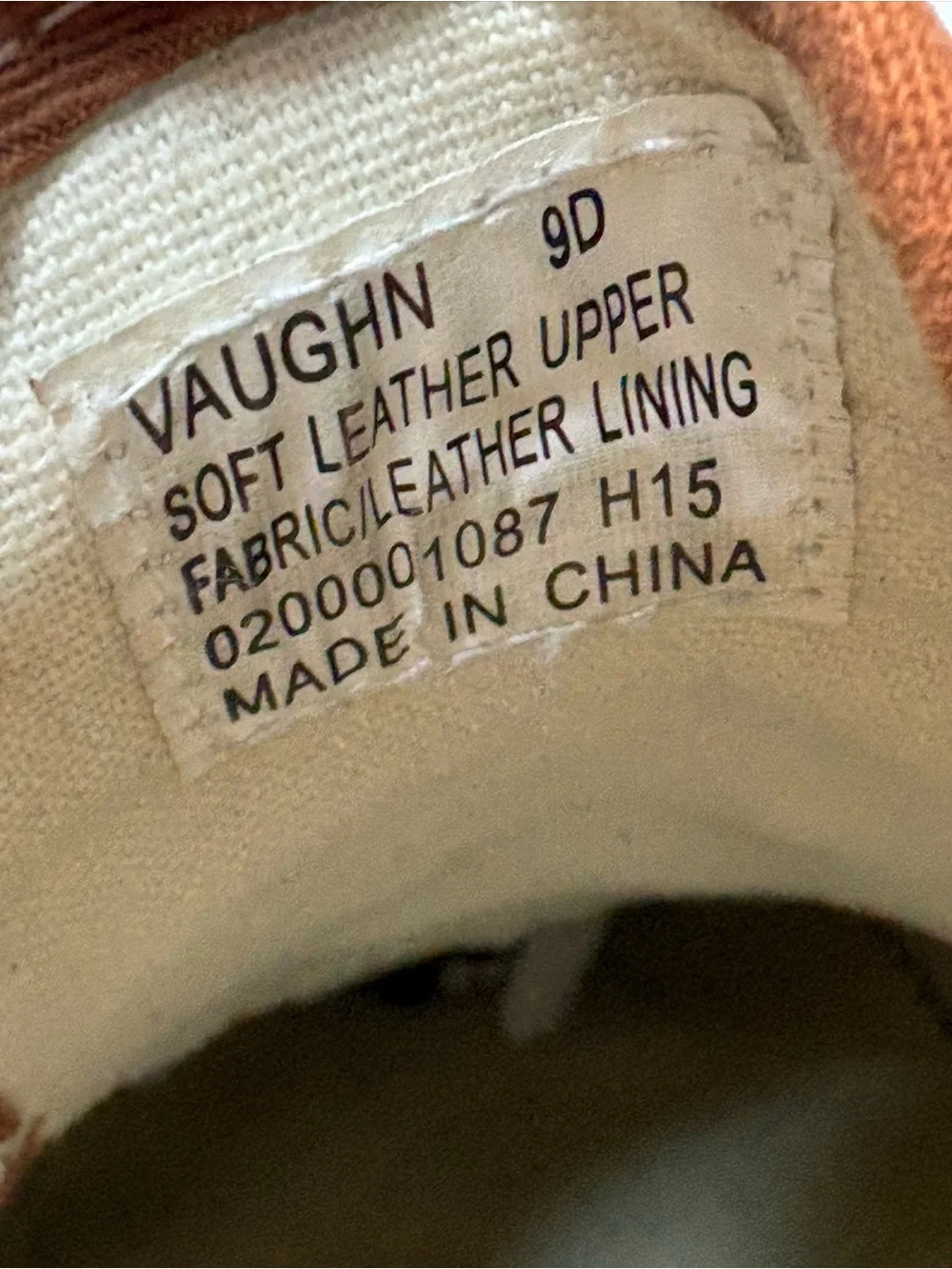 Polo by Ralph Lauren Brown Leather Vaughn Sneakers with White Sole Men 9D